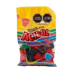 GOMA ACIDUL FRESA MORA 30/100 GRS