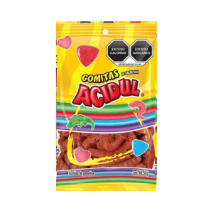 GOMA ACIDUL FRUTA ENCHI. 30/100 GRS