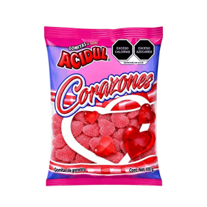GOMA ACIDUL CORAZON 30/100 GRS